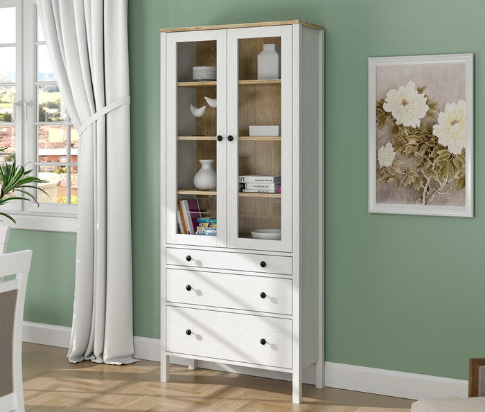 Hanah Home Estantería FRN-20069 Madera y Blanco